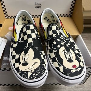 Vans x Disney 2018 Collection Mickey & Minnie Checker Flames